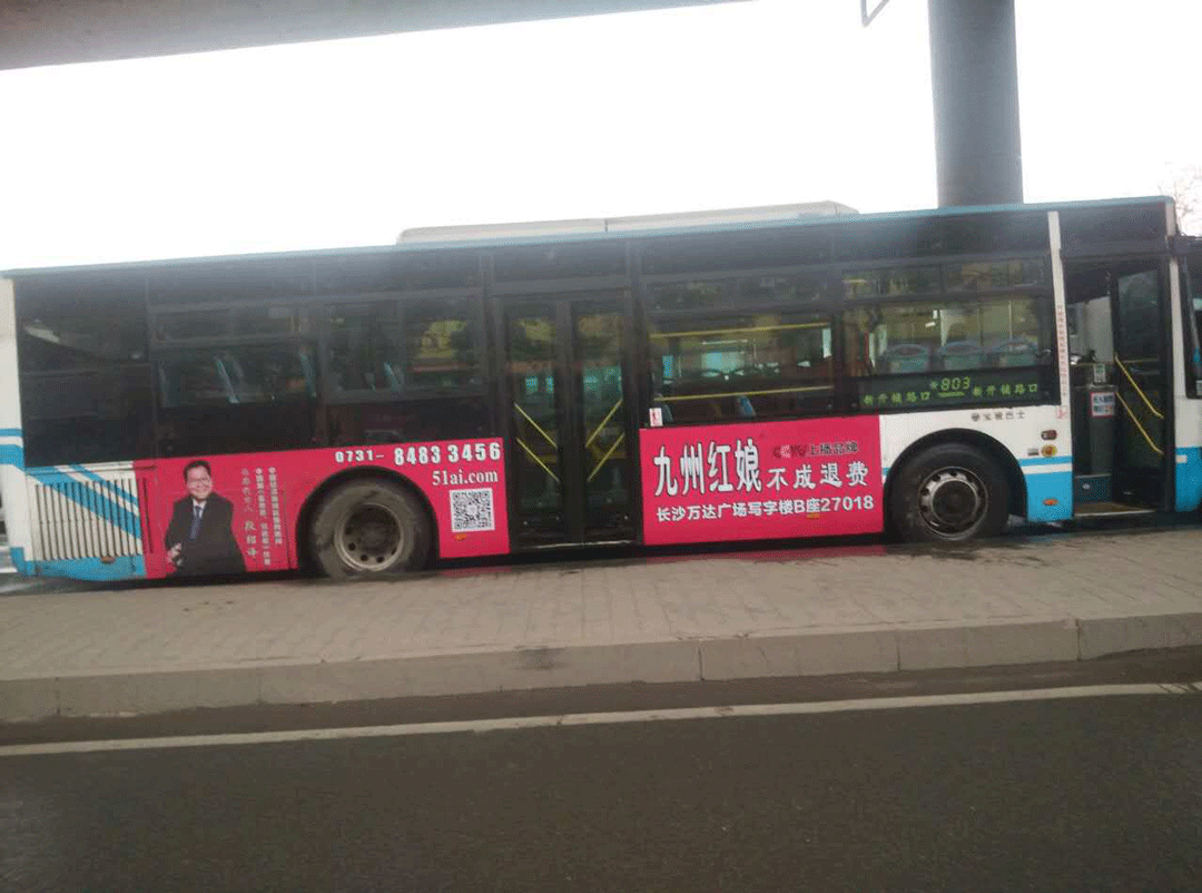 九州红娘巴士广告